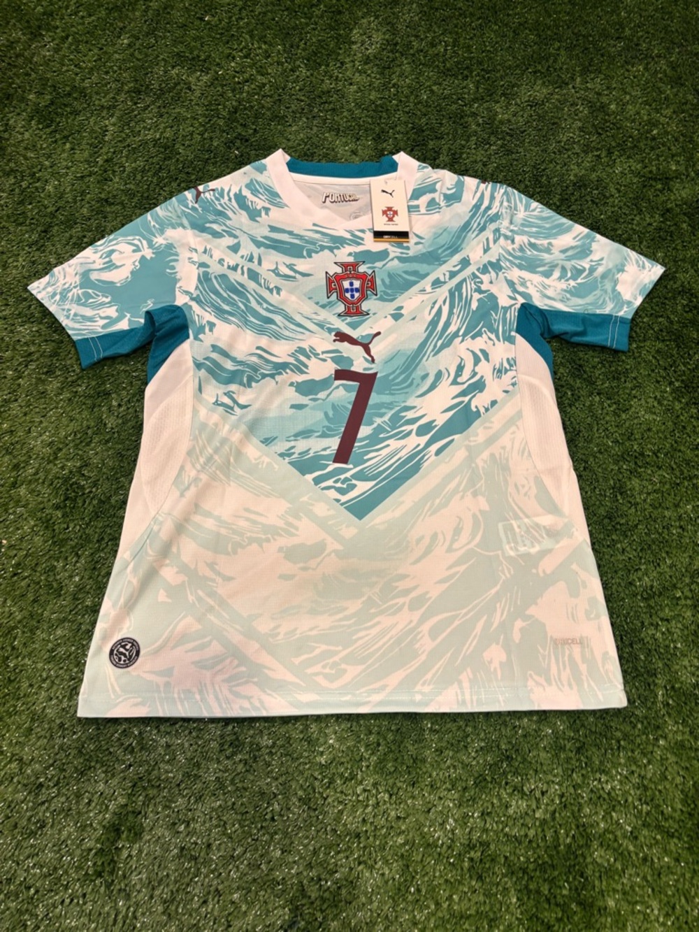 JUST RELEASED 2026 WC -  PORTUGAL Ronaldo 7 Away White Adult Jersey